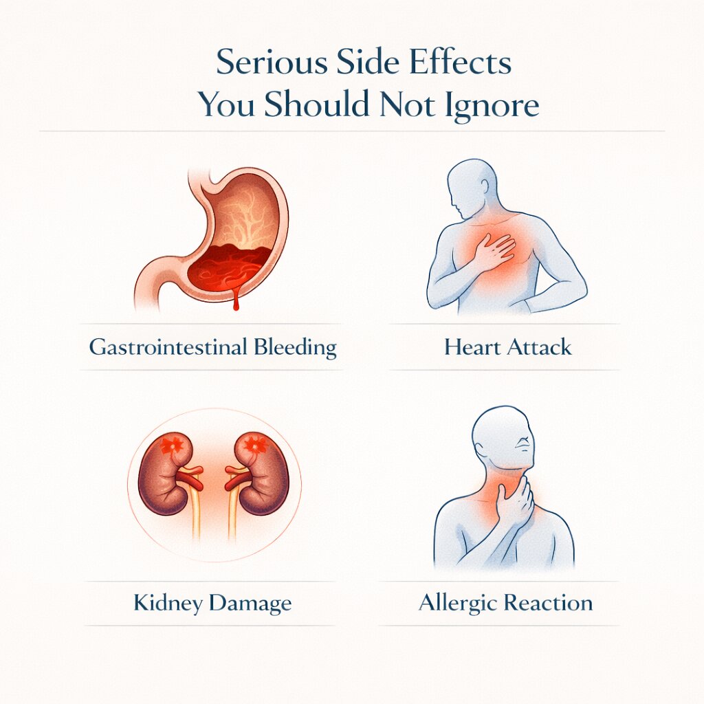 Serious side effects to watch for