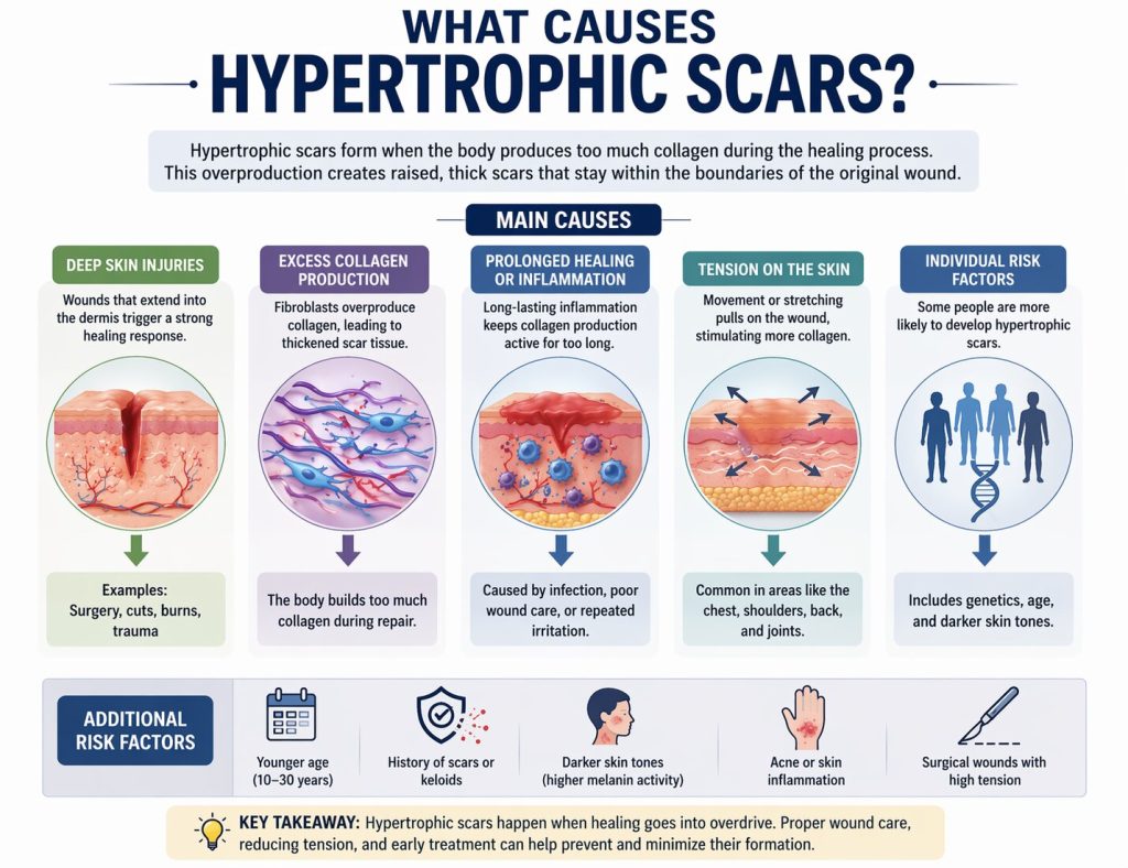 hypertrophic scars causes